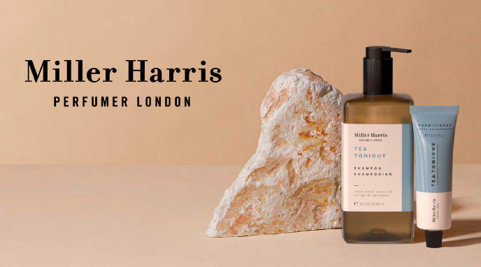 Miller Harris hotel amenities collection 晨居sunlife提供